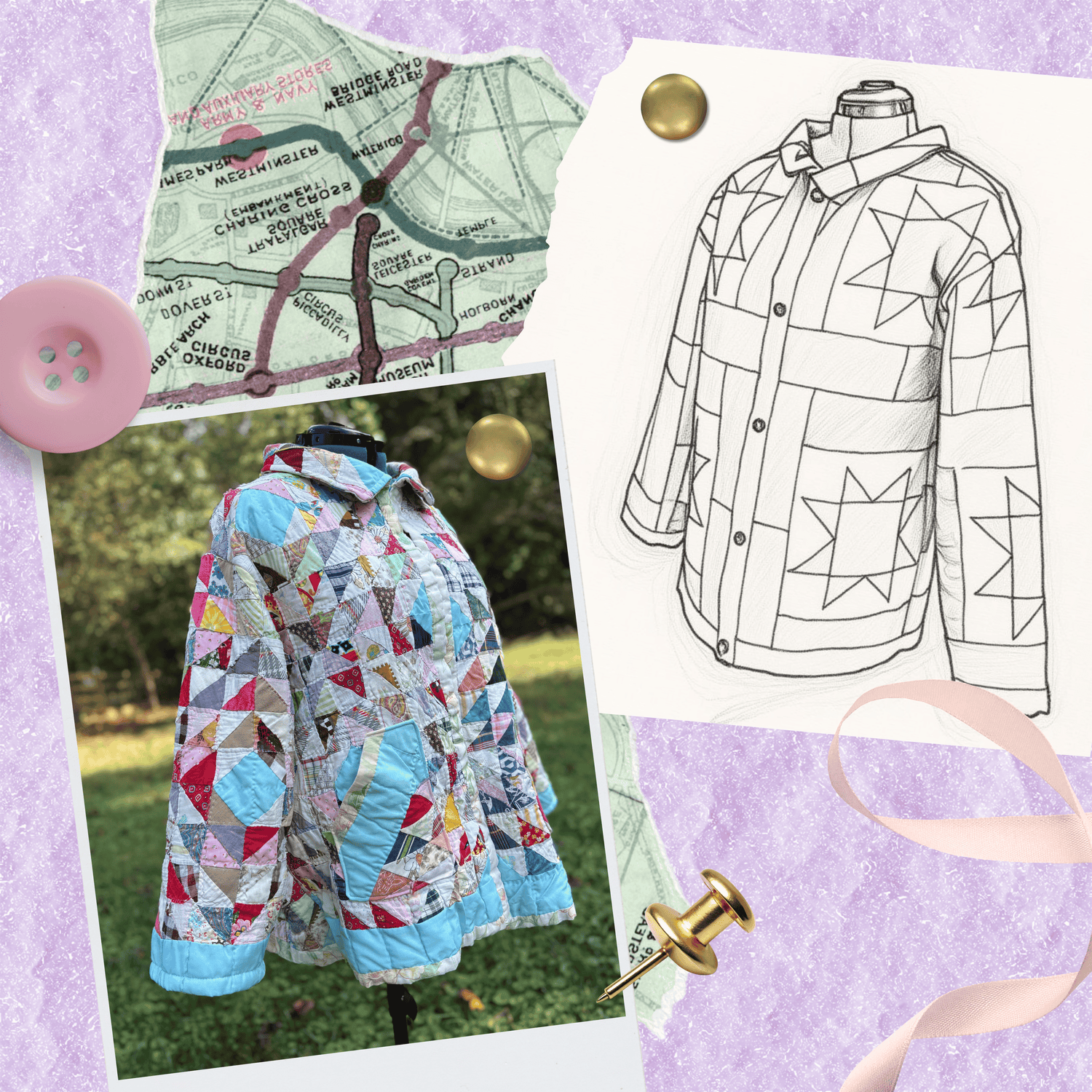 The Road Trip Quilt Chore Coat